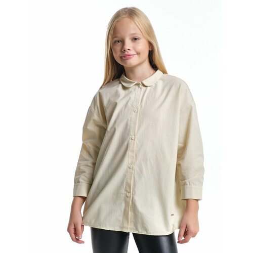 Рубашка Mini Maxi, размер 134, розовый куртка для девочек atplay цвет аквамарин 1jk809 размер 134