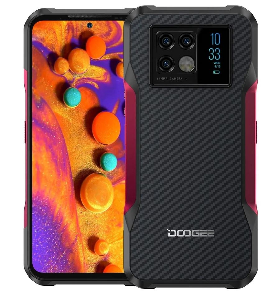 Смартфон Doogee V20 8+256 ГБ, красный