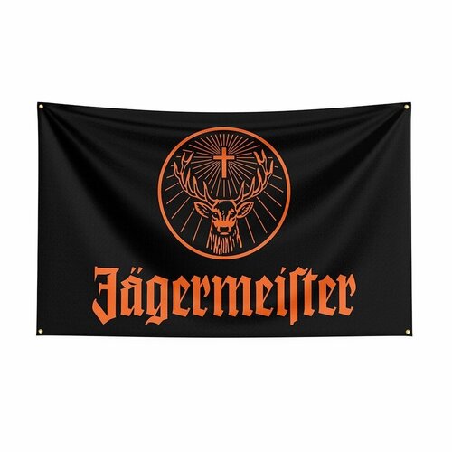 Флаг плакат баннер Jagermeister 3x5 гамбургер флаг sv полиэстер печатный гоночный спортивный баннер ft фотография баннер флаг баннер