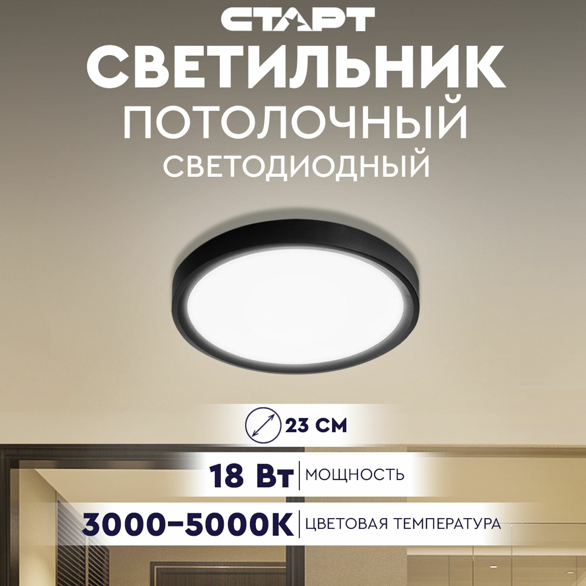 Настенно-потолочные светильники для кухни — купить по низкой цене на ...