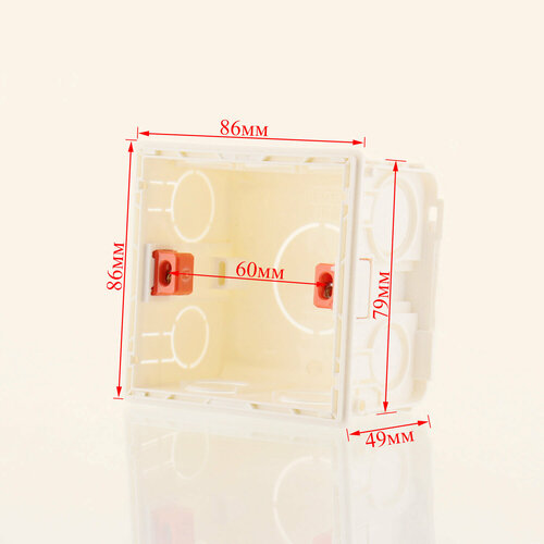 Подрозетник квадратный (монтажная коробка) для Xiaomi Aqara 60