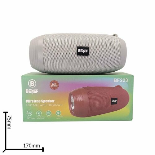 Портативная колонка BENEF BF-223 с фонариком 89900₽