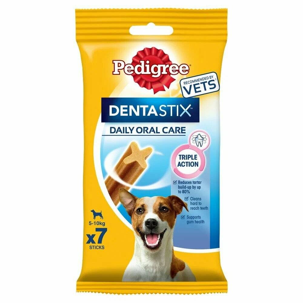 Лакомство для собак Pedigree Denta Stix для малых пород, 1100 г 110 г х 10 уп. (шоу бокс)