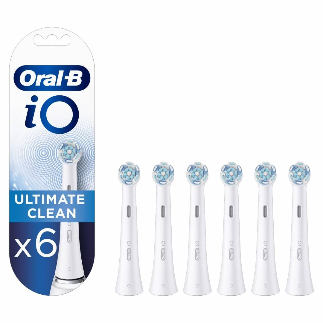 Набор насадок для электрической щетки Oral-B iO Ultimate Clean, 6 штук, белый