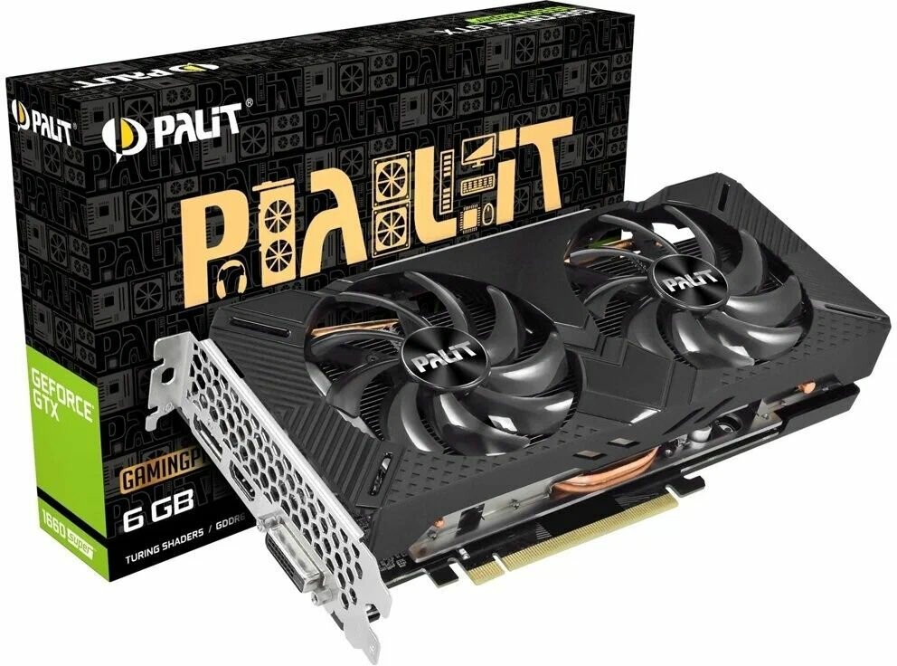 Видеокарта Palit GTX 1660 SUPER Gaming Pro OC