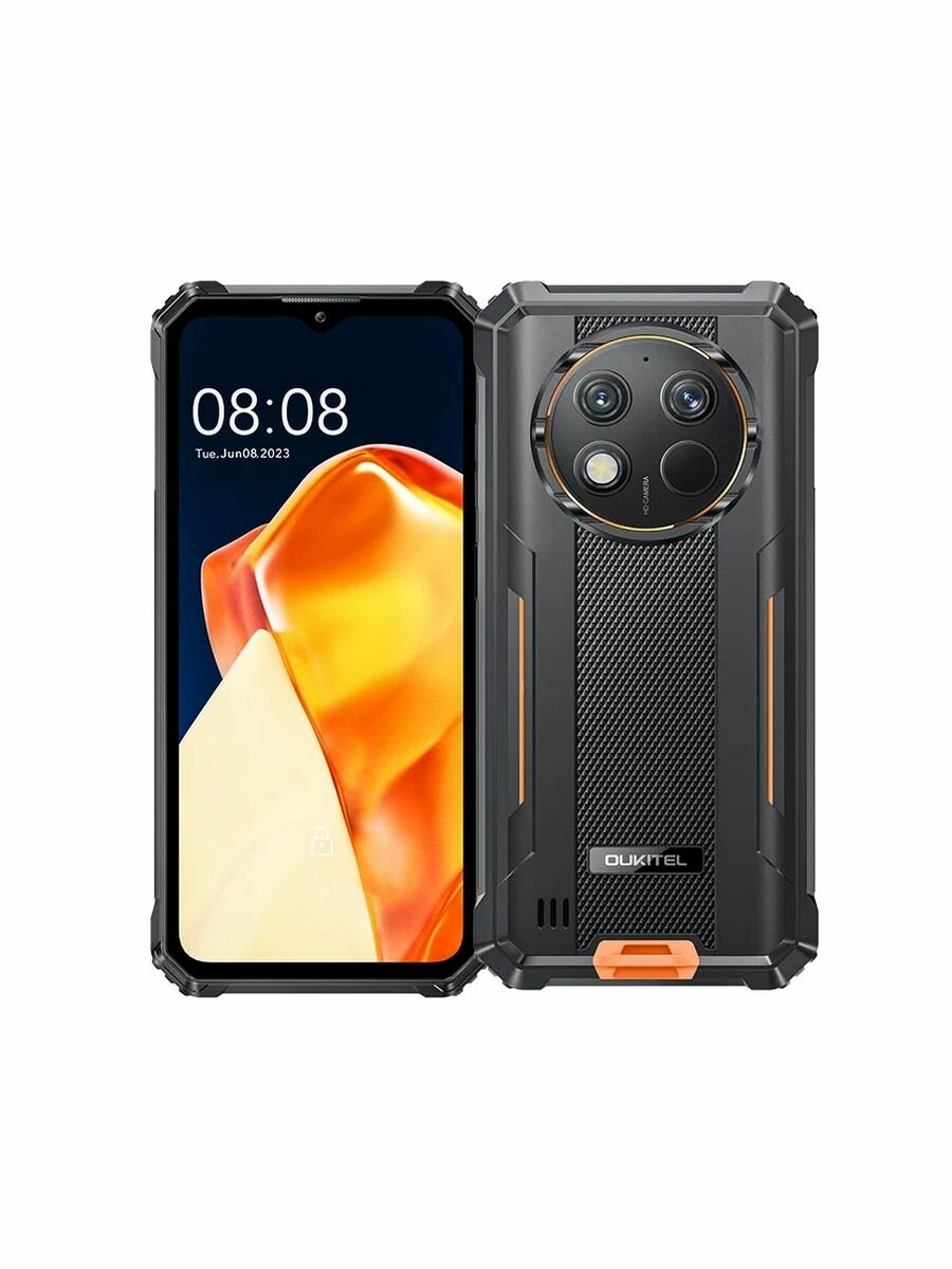 Смартфон OUKITEL WP28 8/256 ГБ, 2 nano SIM, оранжевый