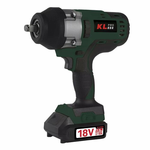 Профессиональный бесщеточный гайковерт аккумуляторный KLPRO KLSS18BHX-50 18В Li-ion-2шт 50Ач 800Нм 2 скорости подсветка ЗУ в кейсе 4550000₽