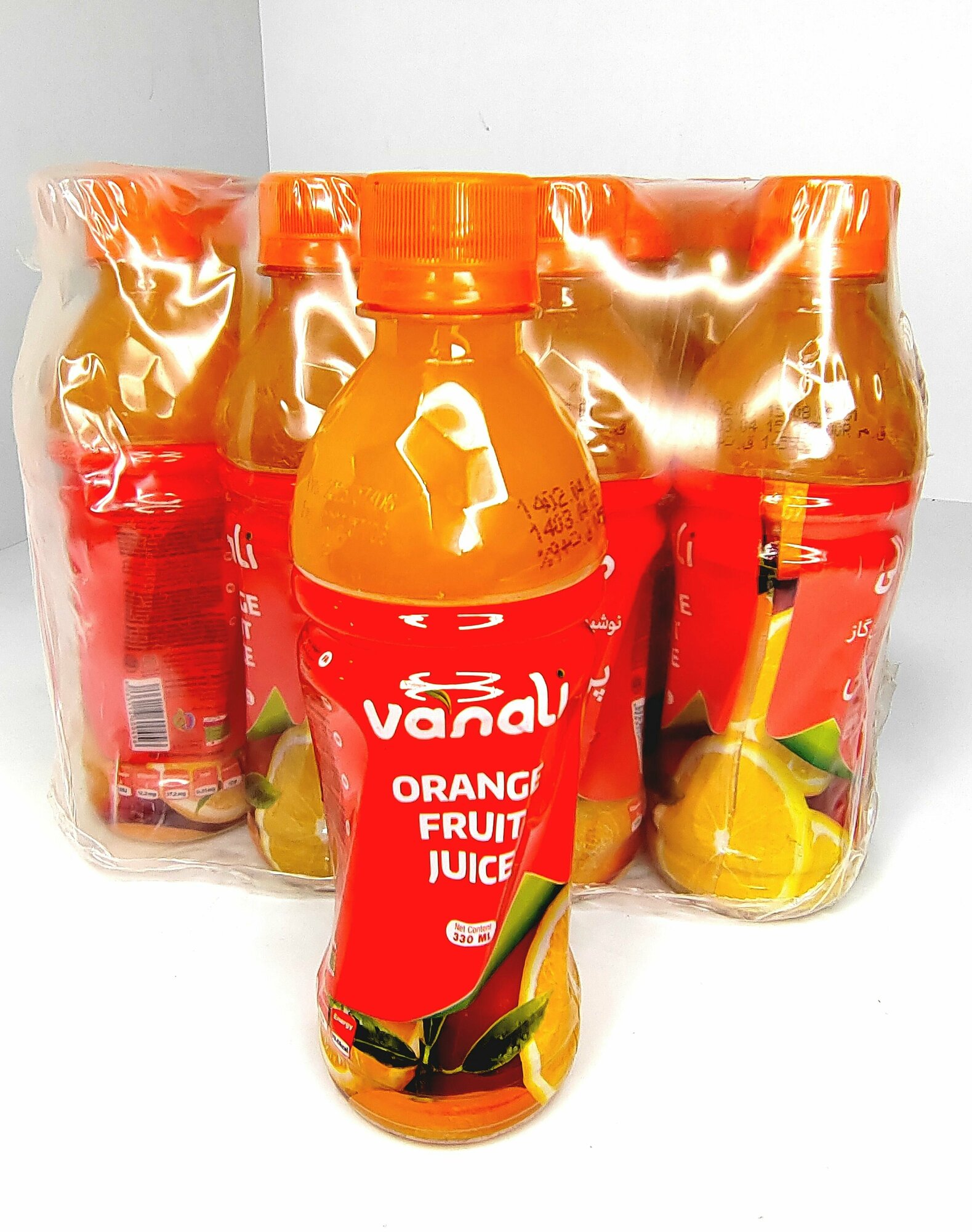 Vanali Иранский напиток сокосодержащий Апельсин, 12 бутылок*0.33 л.