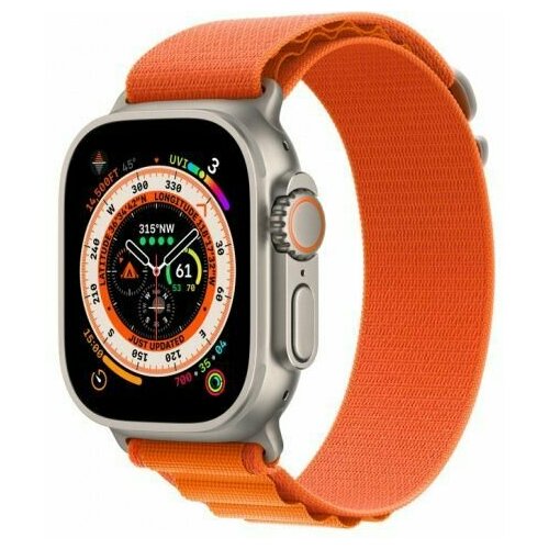 Умные часы Apple Watch Ultra 49mm Titan Ремешок Alpine Loop Orange Оранжевые 8499000₽