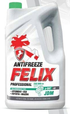 Антифриз JDM G11 готовый -40C зеленый 1 кг FELIX 430206330