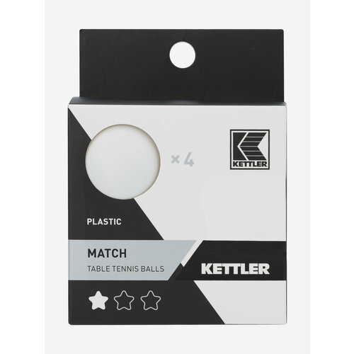 Набор мячей для настольного тенниса KETTLER 1 4 шт белый RUS Без размера Ориг one size 299₽