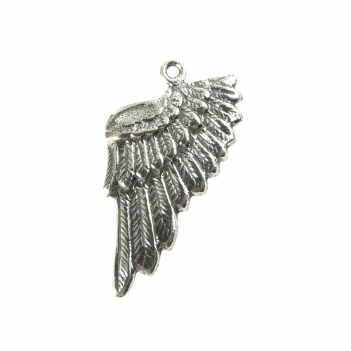 Подвеска Wing Left Sterling Silver 24х13 мм, фурнитура для украшений