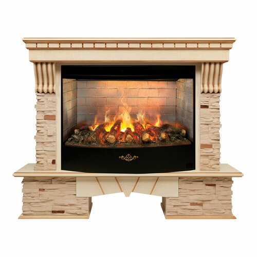 Электрокамин RealFlame SORENTO 33/33W WT-619B с очагом 3D Firestar 33