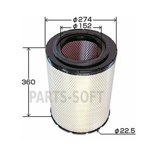 JS ASAKASHI A620J Фильтр воздушный 10370₽