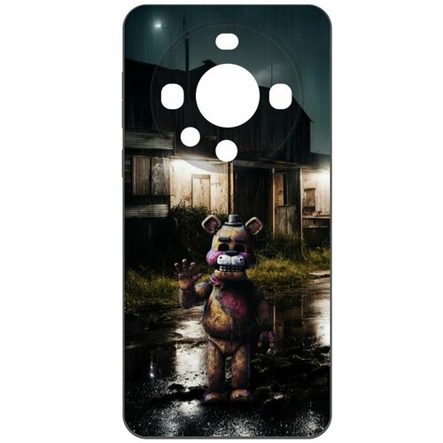 Чехол-накладка Krutoff Soft Case фнаф (FNAF) - Фредди под дождем для Huawei Mate 60 черный чехол накладка krutoff soft case фнаф fnaf фредди под дождем для huawei nova 11i черный