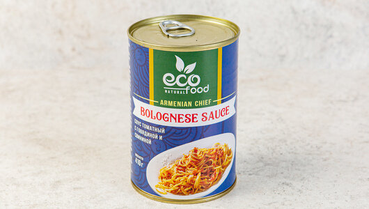 Соус томатный EcoFood Болоньезе с говядиной и свининой 410г Eco Food - фото №6