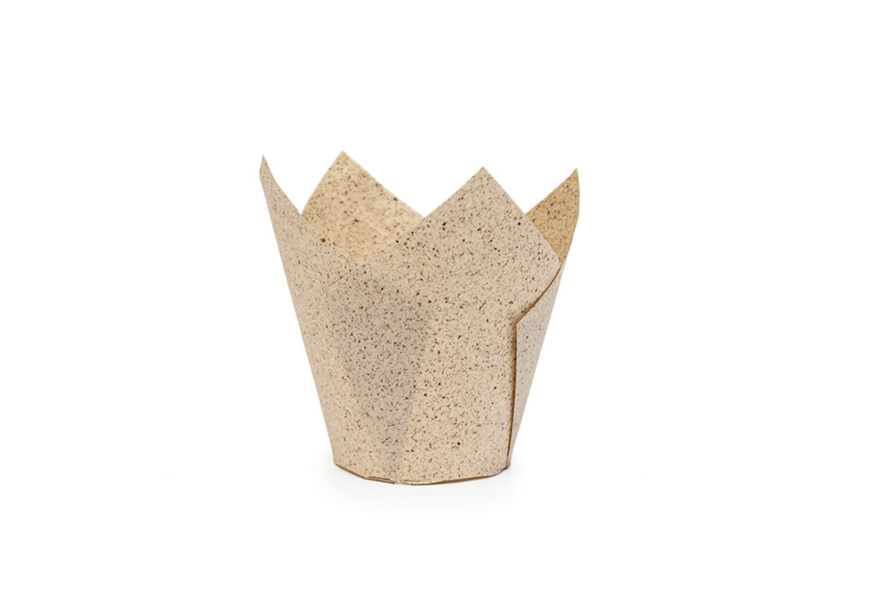 фото Форма для выпечки тюльпан 50 шт какао