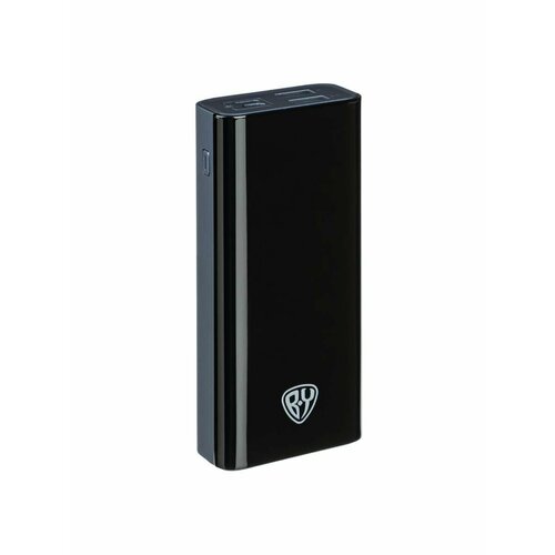 BY Аккумулятор мобильный 8000 мАч 2xUSB 2А дисплей прорезиненный синий 213500₽