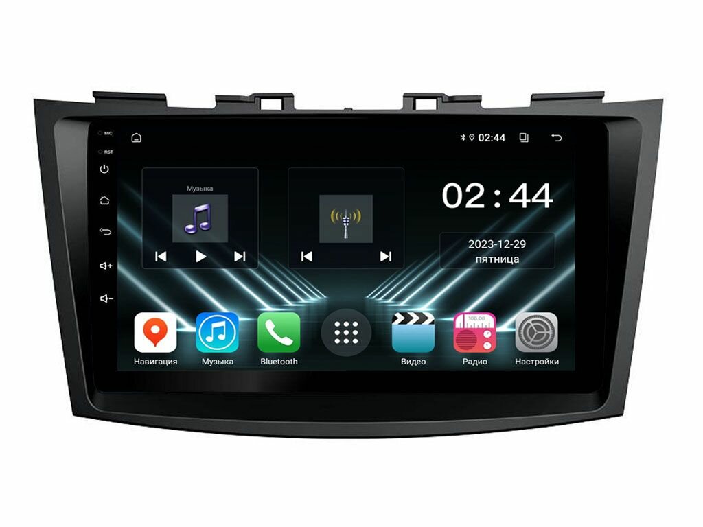 Штатная магнитола Suzuki Swift 4 2011-2017 UNISON 09A1 2Gb/32Gb IPS BT Wi-Fi CarPlay (179-09A1)