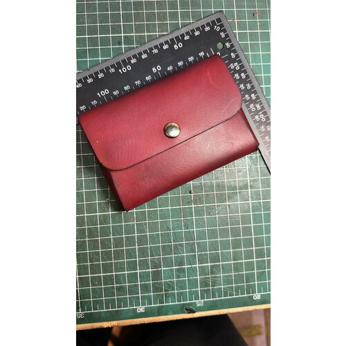 Кошелек , фактура гладкая, бордовый