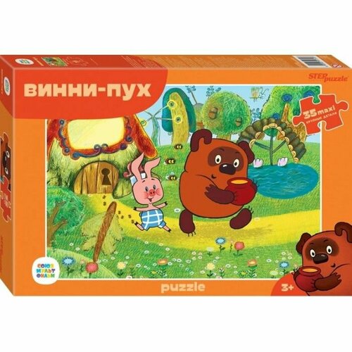 Пазлы 35 MAXI Винни Пух (new 1) (С/м) 91310 пазл 104 винни пух 82034 step puzzle