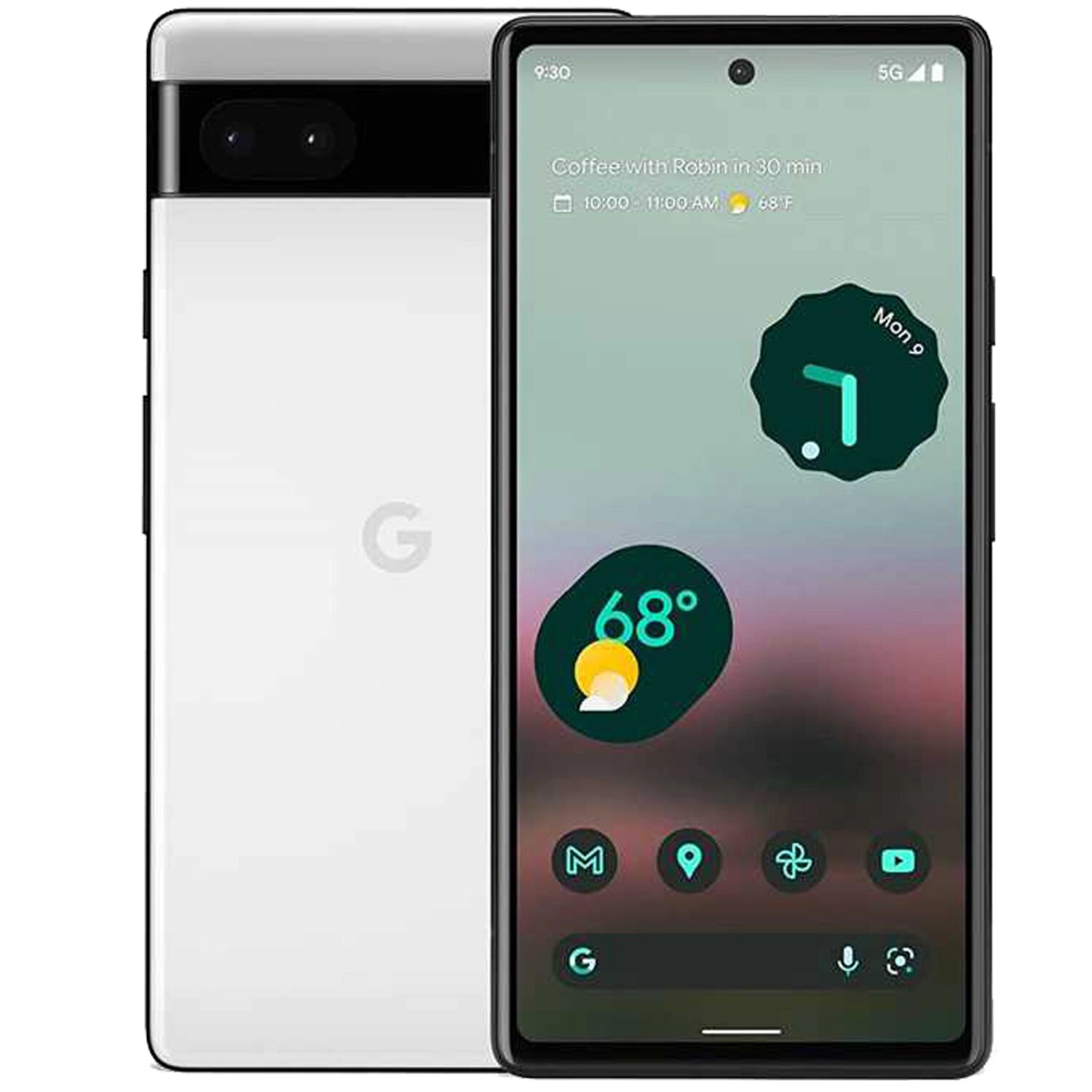 Смартфон Google Pixel 6A 6/128GB Chalk Craie (USA)