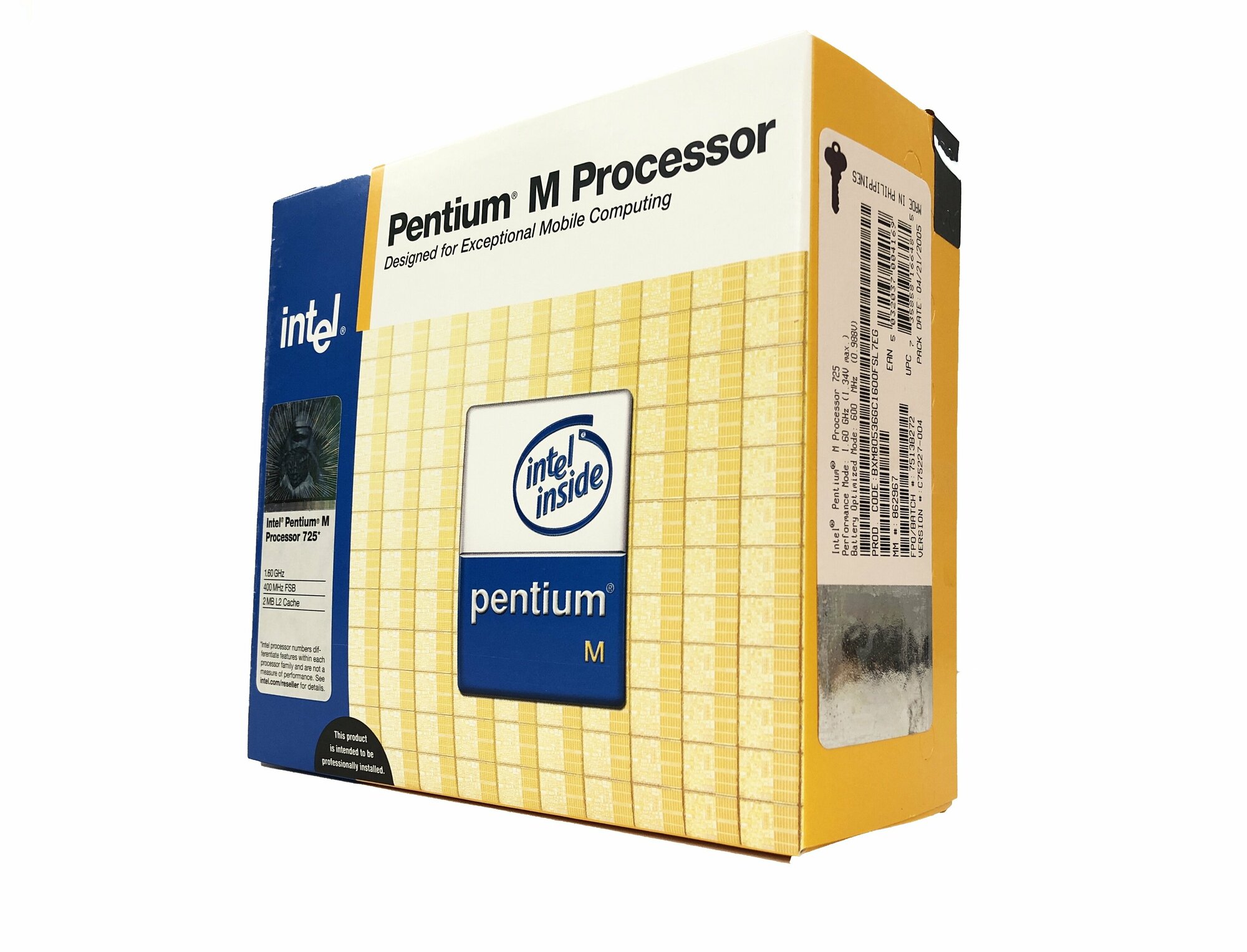 Процессор Intel Pentium M 725 BOX