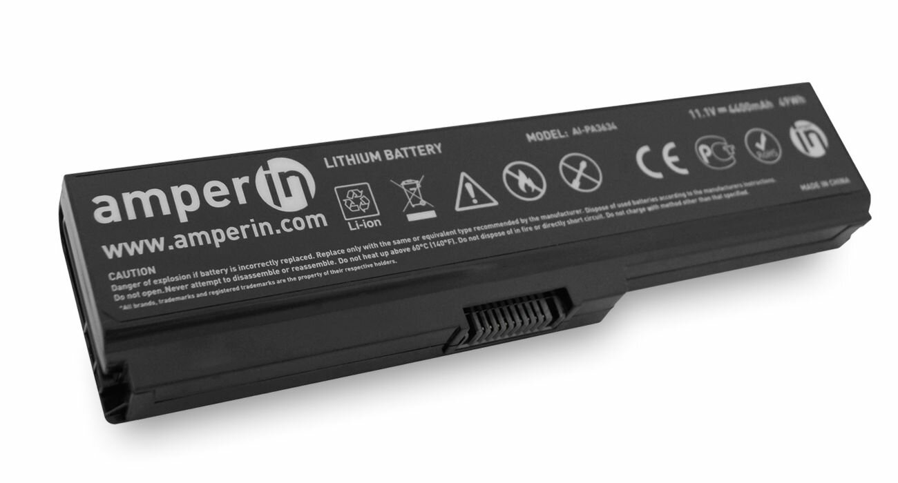 Аккумулятор Amperin для Toshiba Qosmio X770 11.1V (4400mAh)