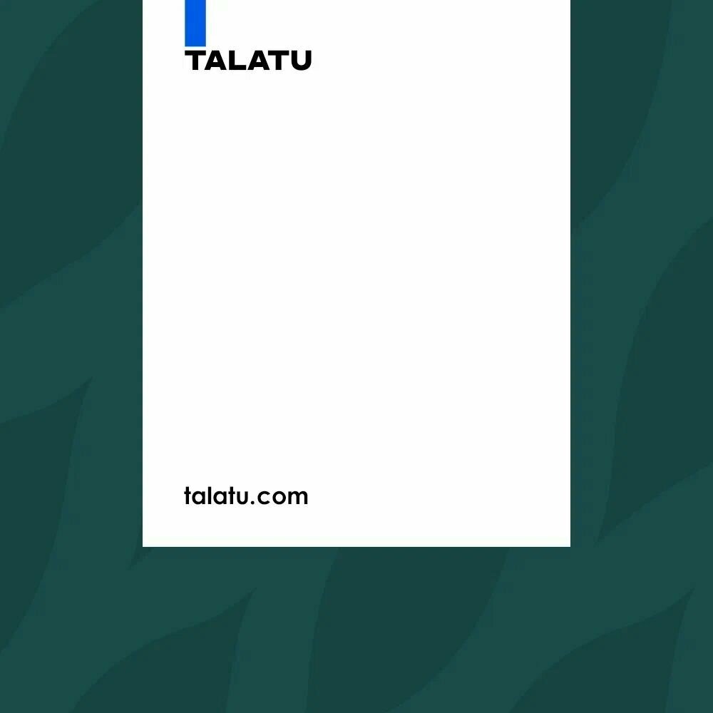 Краска для стен и потолков влагостойкая полуматовая TALATU RYTMI 20 база A 0,9 л
