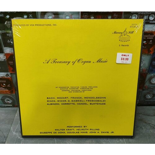 A Treasury Of Organ Music, 5LP, Box set, 70e, USA, SS, Запечатан. Раритет. a treasury of organ music 5lp box set 70e usa ss запечатан раритет