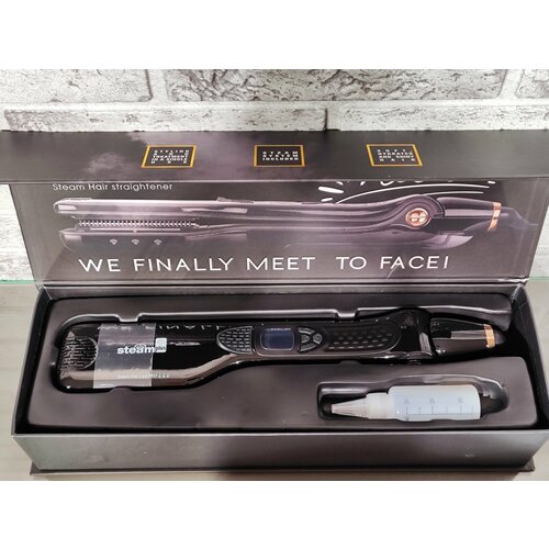 Выпрямитель для волос паровой Steam Plus wt-031 черный 729000₽