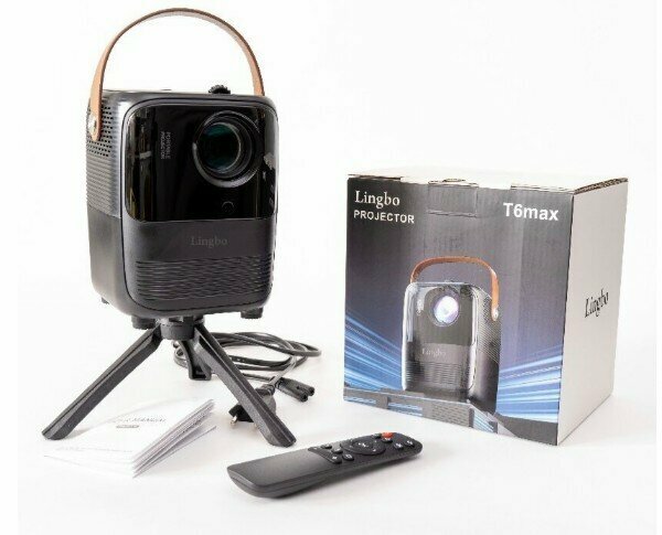Проектор Lingbo T6 MAX, черный