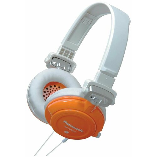 Накладные наушники Panasonic RP-DJS400, белый/оранжевый