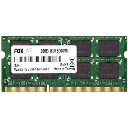 Оперативная память Foxline SO-DIMM 8GB DDR3L-1600 (FL1600D3S11L-8G)