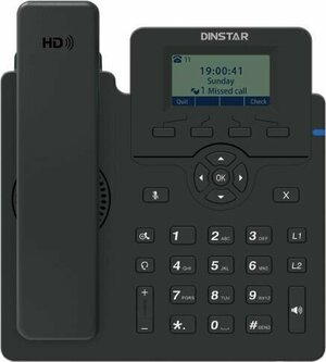 VoIP-телефон Dinstar C60SP черный