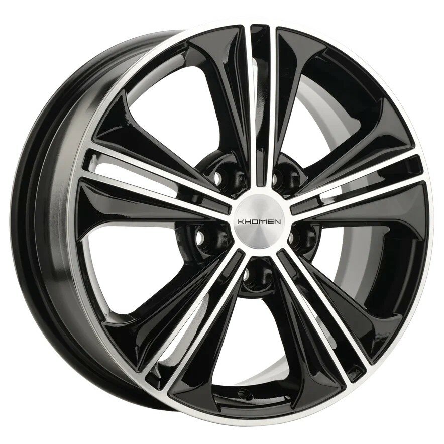 Диск Khomen KHW1603 Creta/Seltos 6.0*16 5*114.3 ET43 D67.1 BLACK-FP