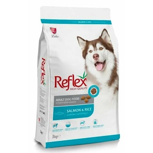 Reflex Сухой корм для взрослых собак Adult Dog Food Salmon & Rice, с лососем и рисом, 3 кг