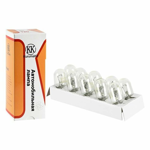 Лампа автомобильная накаливания Kurumakit T20 W21W12V21W W3x16d 977₽