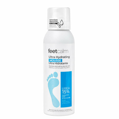 Мусс ультра увлажняющий для ног с мочевиной Feetcalm Ultra Hydrating Mousse 15% Urea, 125 мл