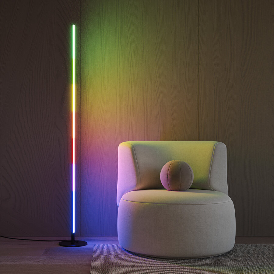 Торшер напольный светодиодный Uno Lampa RGB
