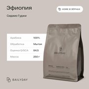 Кофе в зернах Эфиопия Сидамо Гуджи гр. 2 Bailyday 100% арабика, обжарка под эспрессо, 250 г