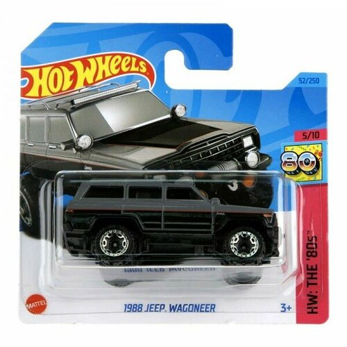 Машинка Mattel Hot Wheels 1988 Jeep Wagoneer, арт. HKG86 (5785) (052 из 250) машинка hot wheels 5785 hw the 80s 87 ford sierra cosworth hkj59 n521