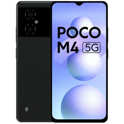 Смартфон Xiaomi Poco M4 5G 6/128 ГБ Global, заряженный черный