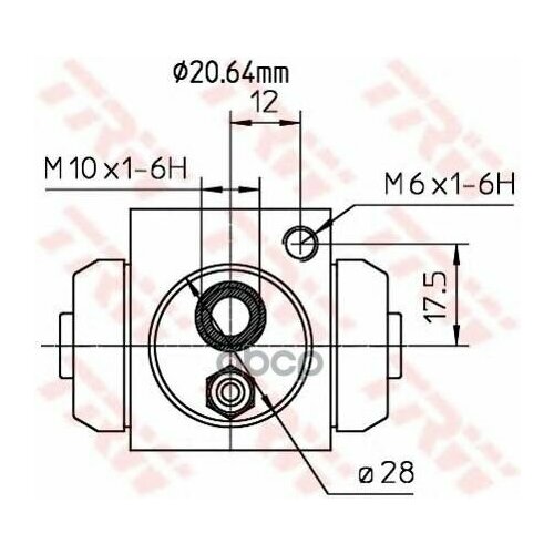 Цилиндр Колесный Opel Vectra B Astra H Bwf309 TRW арт BWF309 2012₽