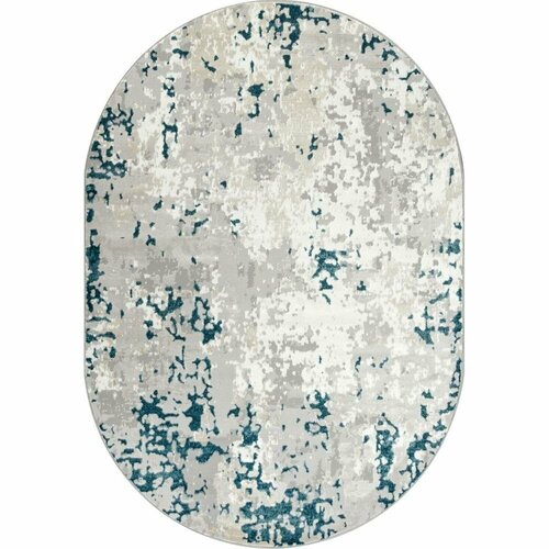 Ковер F283 - GRAY - Овал - коллекция PALERMO 1.60x2.30