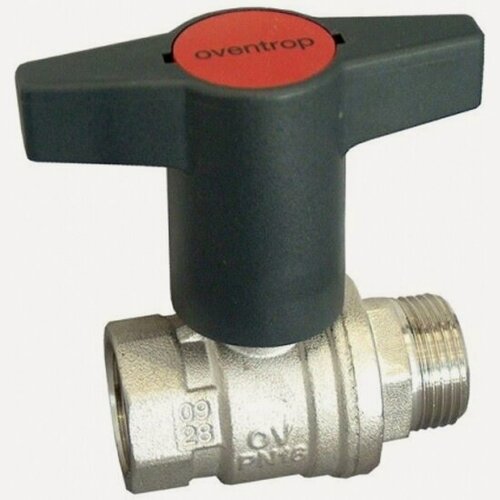 Изображение товара Кран шаровой Oventrop , Optibal, полнопроходной, DN-15, 1/2", НВ, PN, бар-16, ручка-пластмассовая