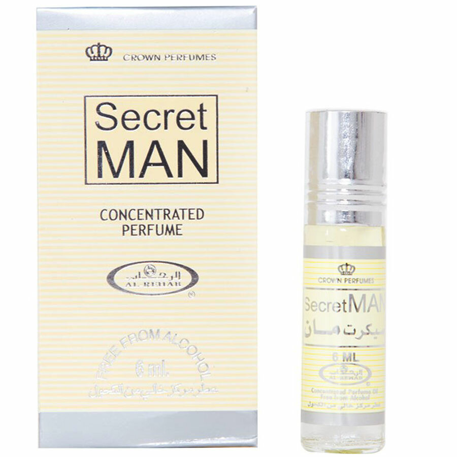 Духи масляные для мужчин Crown Perfumes Secret Man ролл 6 мл