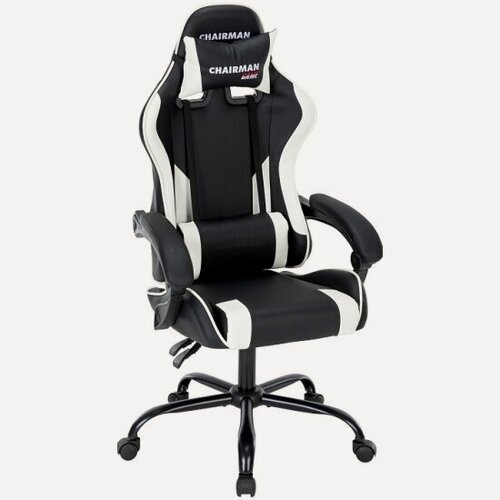 Изображение товара Кресло геймерское Chairman CH41 экокожа, черно-белый