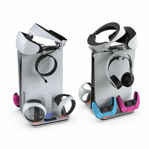 Вертикальная подставка c охлаждением и зарядкой для геймпадов dualsense и VR2 для игровой приставки Sony PlayStation 5 PS5 DOBE TP5-3513 3890₽