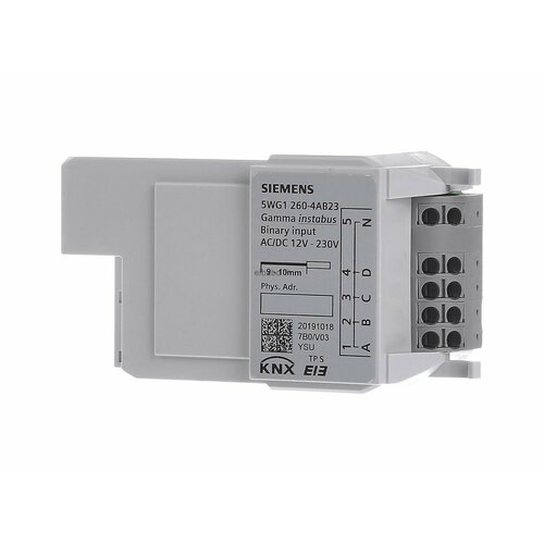 Двоичный вход KNX, 4 канала 5WG1260-4AB23 – Siemens – 4001869436340